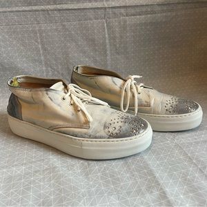 Barracuda Perf Toe Overdyed Leather Sneaker Boots 40